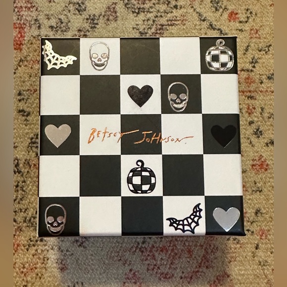 Betsey Johnson Gold-Tone Sparkle Yellow Butterfly Huggie Hoop Earrings - Picture 4 of 4